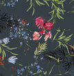 Slate Meadow Floral 108in Wide Back  1.25 M PRE-CUT
