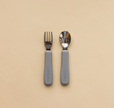 Metal Fork and Spoon Set