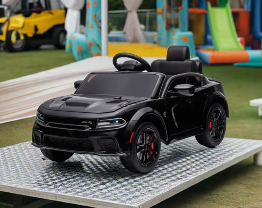 Voiture électrique pour enfant 2026 Dodge Charger SRT Hellcat 12V avec télécommande