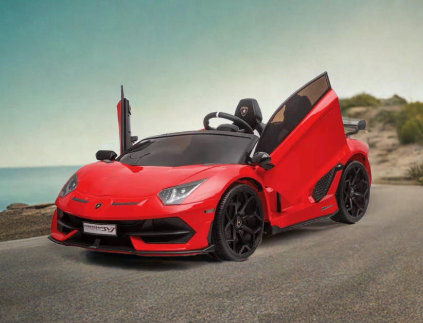 2026 Lamborghini Aventador SVJ 24V XL 2 Seater Kids Ride On Car with Remote Control