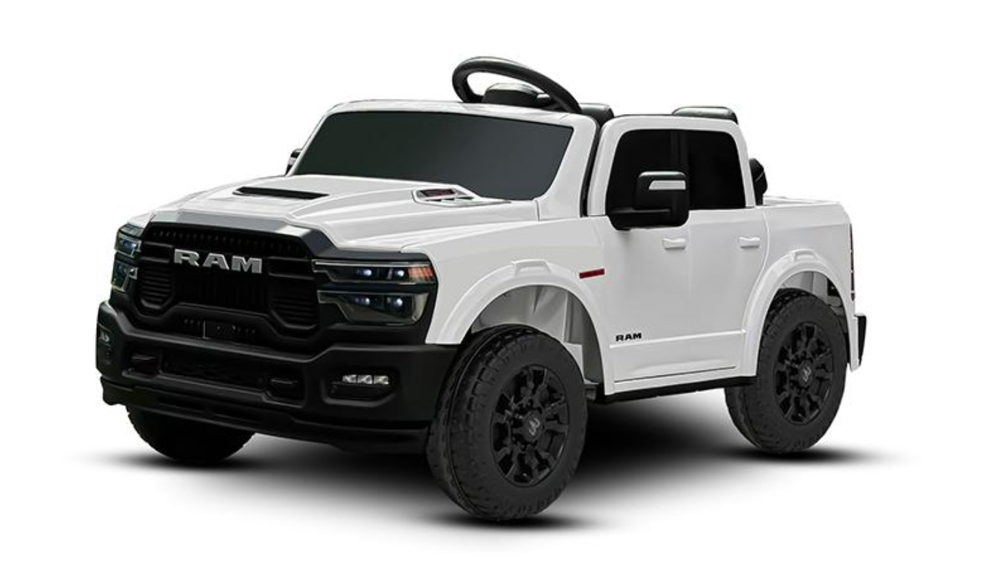 2026 Dodge Ram 24V 2 Seater Kids Ride On Car with Remote Control