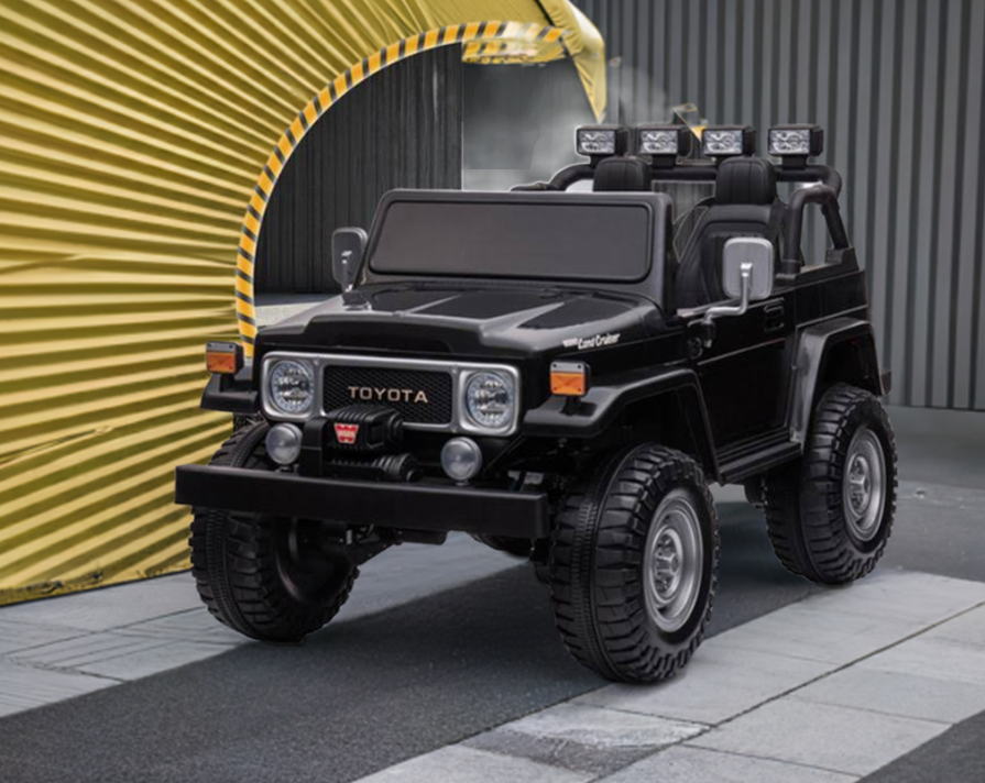 2026 24V Toyota FJ-40 4X4 2 Seater Kids Ride On Car with Remote Control DELUXE