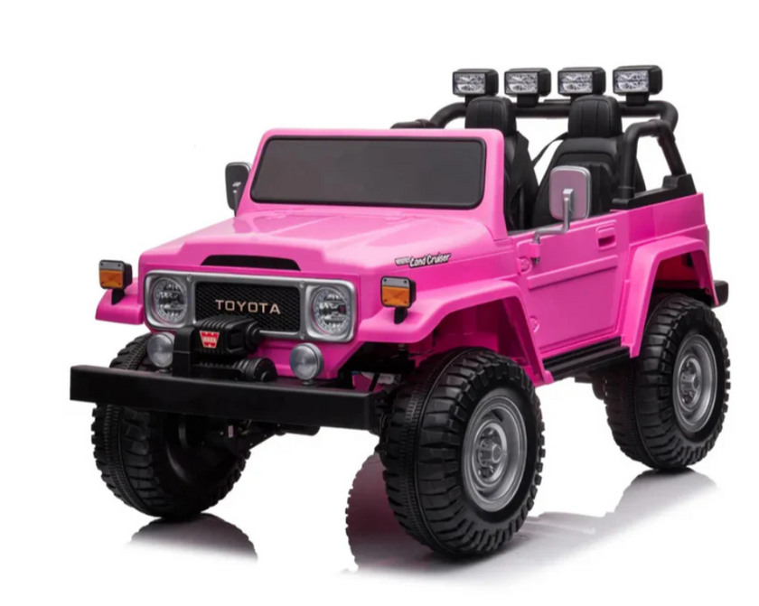 2026 24V Toyota FJ-40 4X4 2 Seater Kids Ride On Car with Remote Control DELUXE