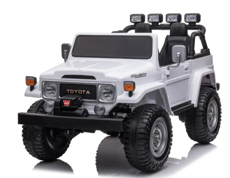2026 24V Toyota FJ-40 4X4 2 Seater Kids Ride On Car with Remote Control DELUXE