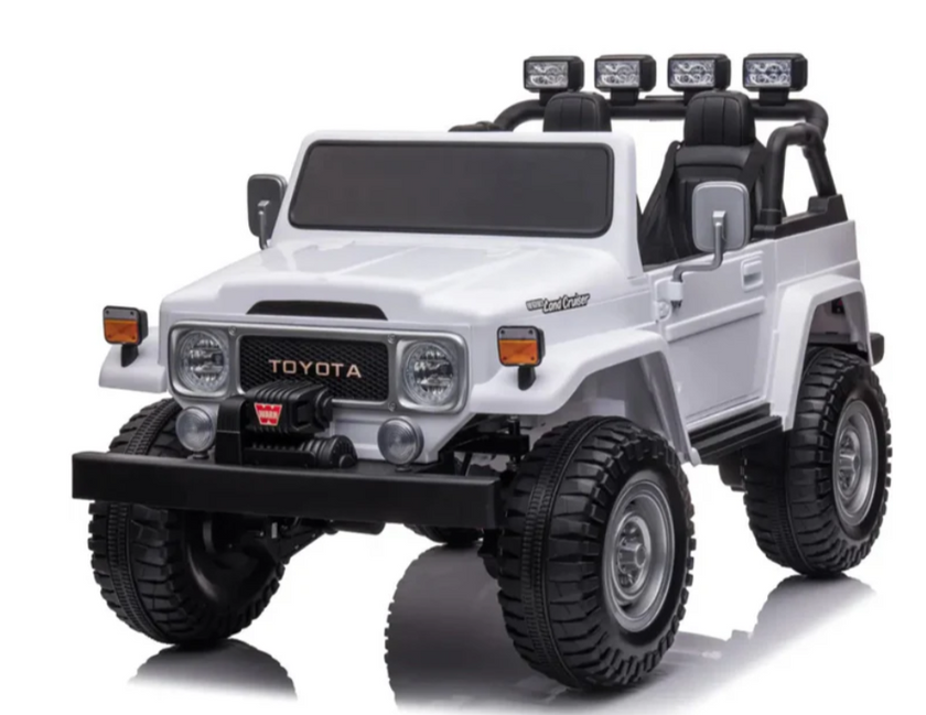2026 24V Toyota FJ-40 4X4 2 Seater Kids Ride On Car with Remote Control DELUXE