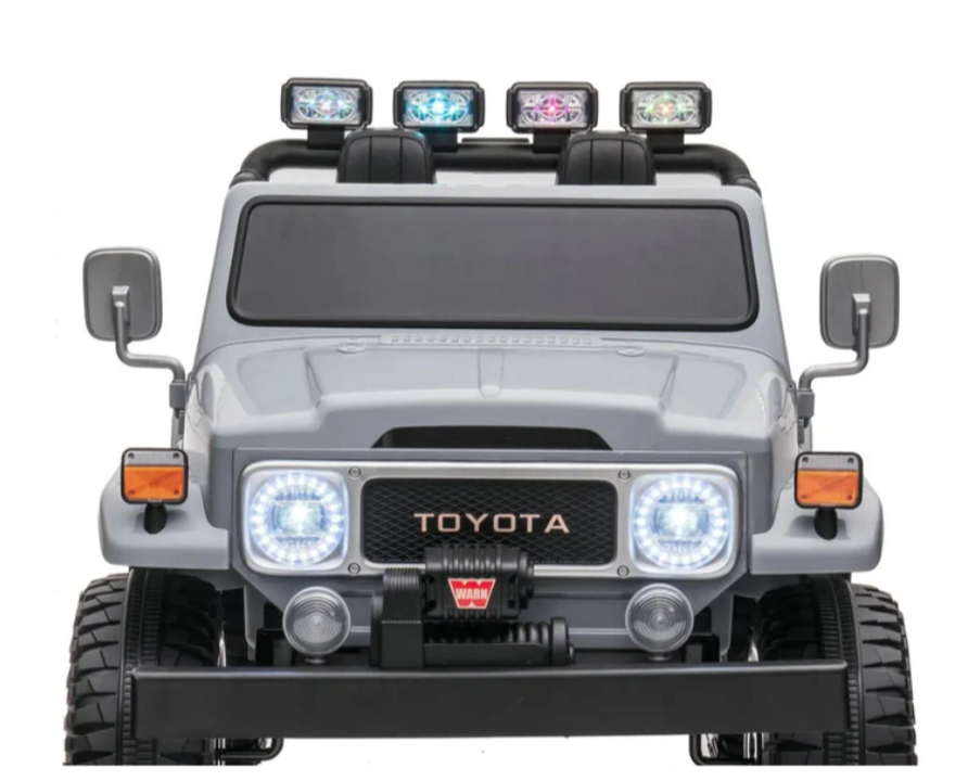 2026 24V Toyota FJ-40 4X4 2 Seater Kids Ride On Car with Remote Control DELUXE