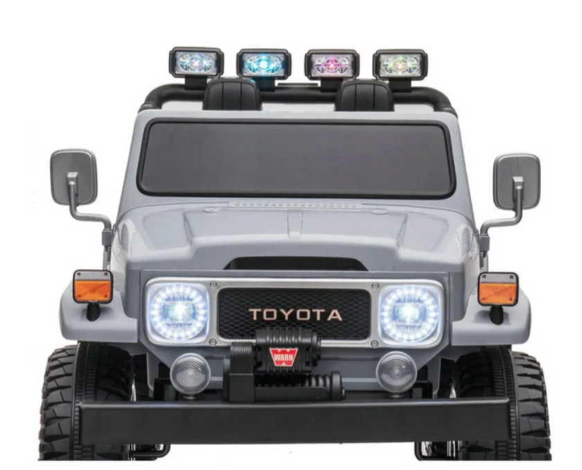 2026 24V Toyota FJ-40 4X4 2 Seater Kids Ride On Car with Remote Control DELUXE