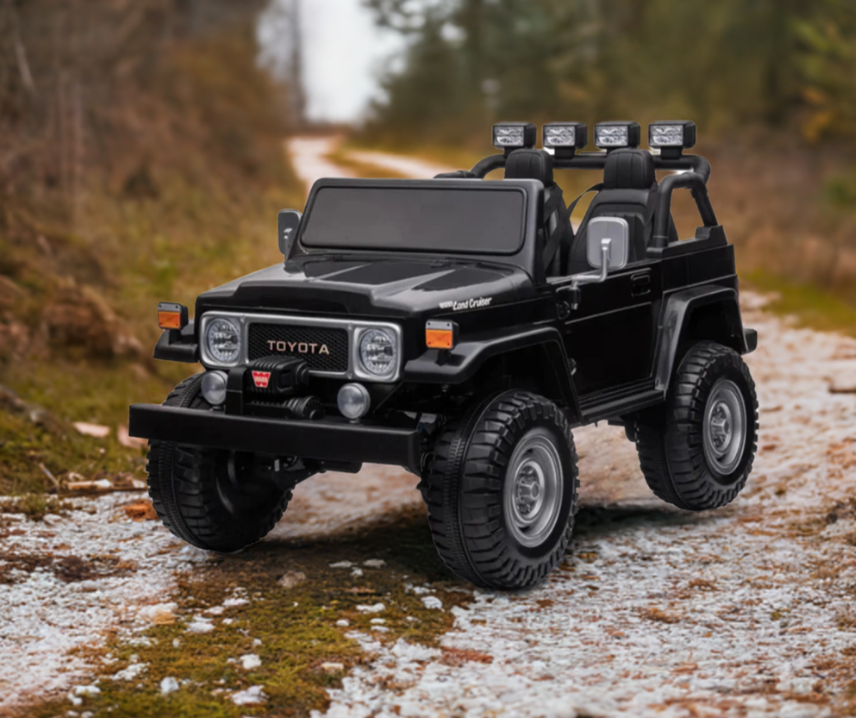 2026 24V Toyota FJ-40 4X4 2 Seater Kids Ride On Car with Remote Control DELUXE