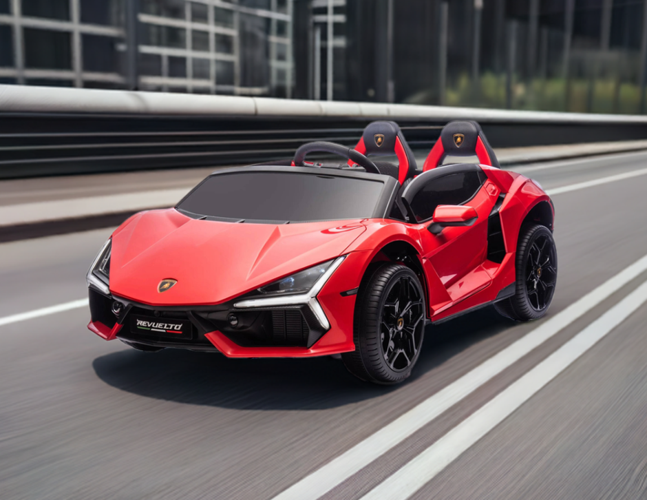 Voiture électrique pour enfants 24V Lamborghini Revuelto 4x4 à 2 places avec télécommande.