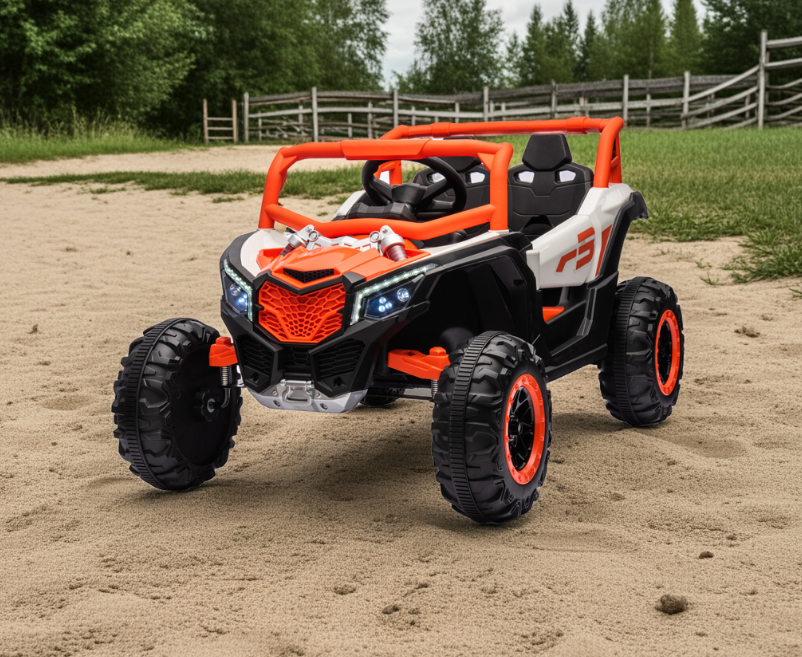 2026 Rugged UTV 12V Kids Ride On Car with Remote Control