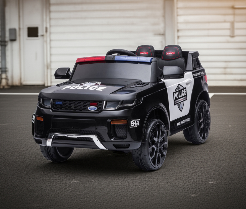 PREORDER 2026 Police Range Rover Style 12V Kids Ride On Car with Remote Control and Walkie Talkie