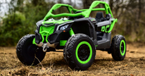 2026 2X24V CAN AM MAVERICK 4X4 2 Seater DELUXE Kids Ride On Car with Remote Control
