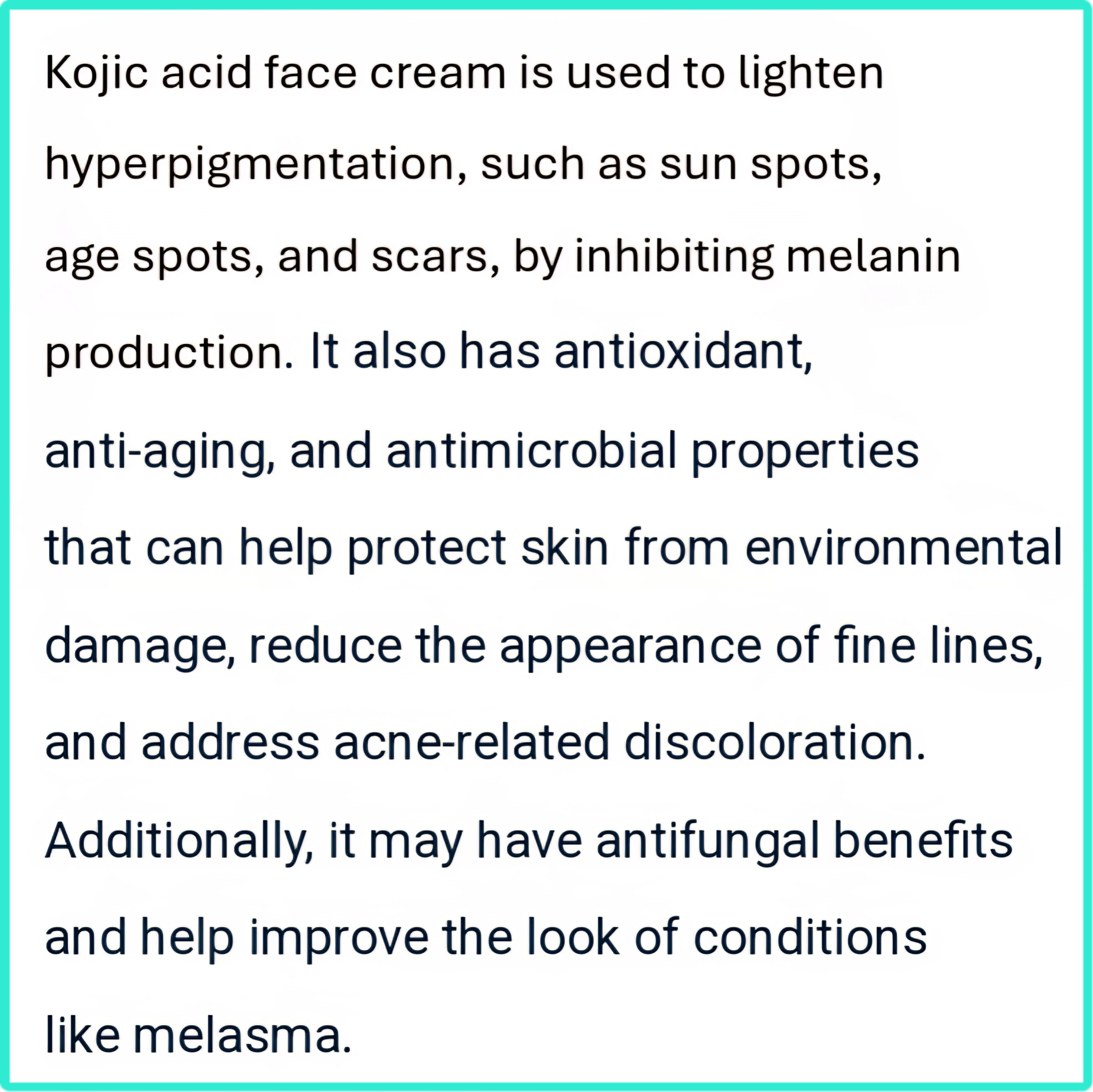 ALL NATURAL KOJIC ACID SKIN BUTTER