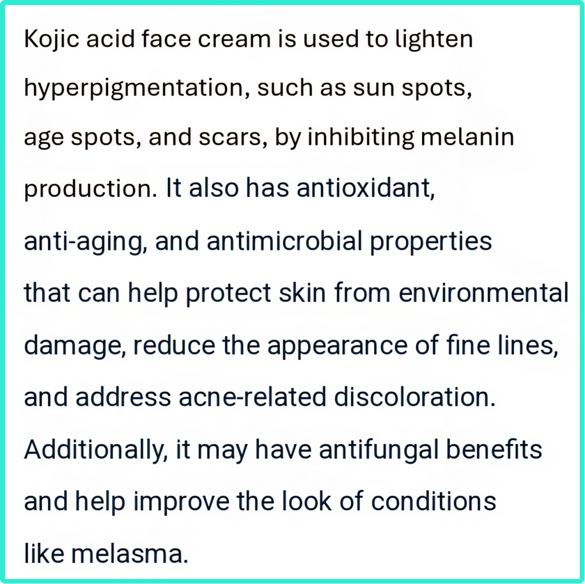 ALL NATURAL KOJIC ACID SKIN BUTTER