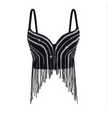 Pearl-Diamond Chain Top