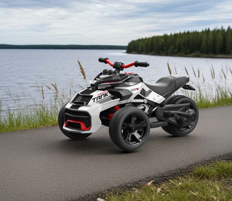 Moto électrique 3 roues SPIDER 2025 24V, pour enfants de 3 à 7 ans.