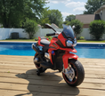 Kids Ride On Electric Motorbike (with removable training wheels) Ages 2-6