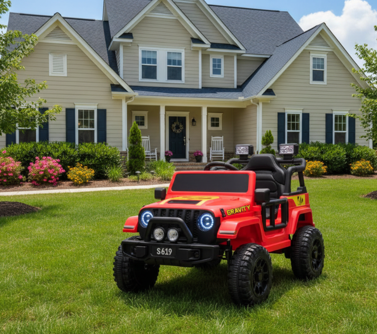 2026 12V Jeep Style Kids Ride On Car with Remote Control