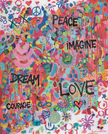 Pink Graffiti | 250 Piece Puzzle | Kids & Adults | Designed in Canada by Jasmine Dhillon