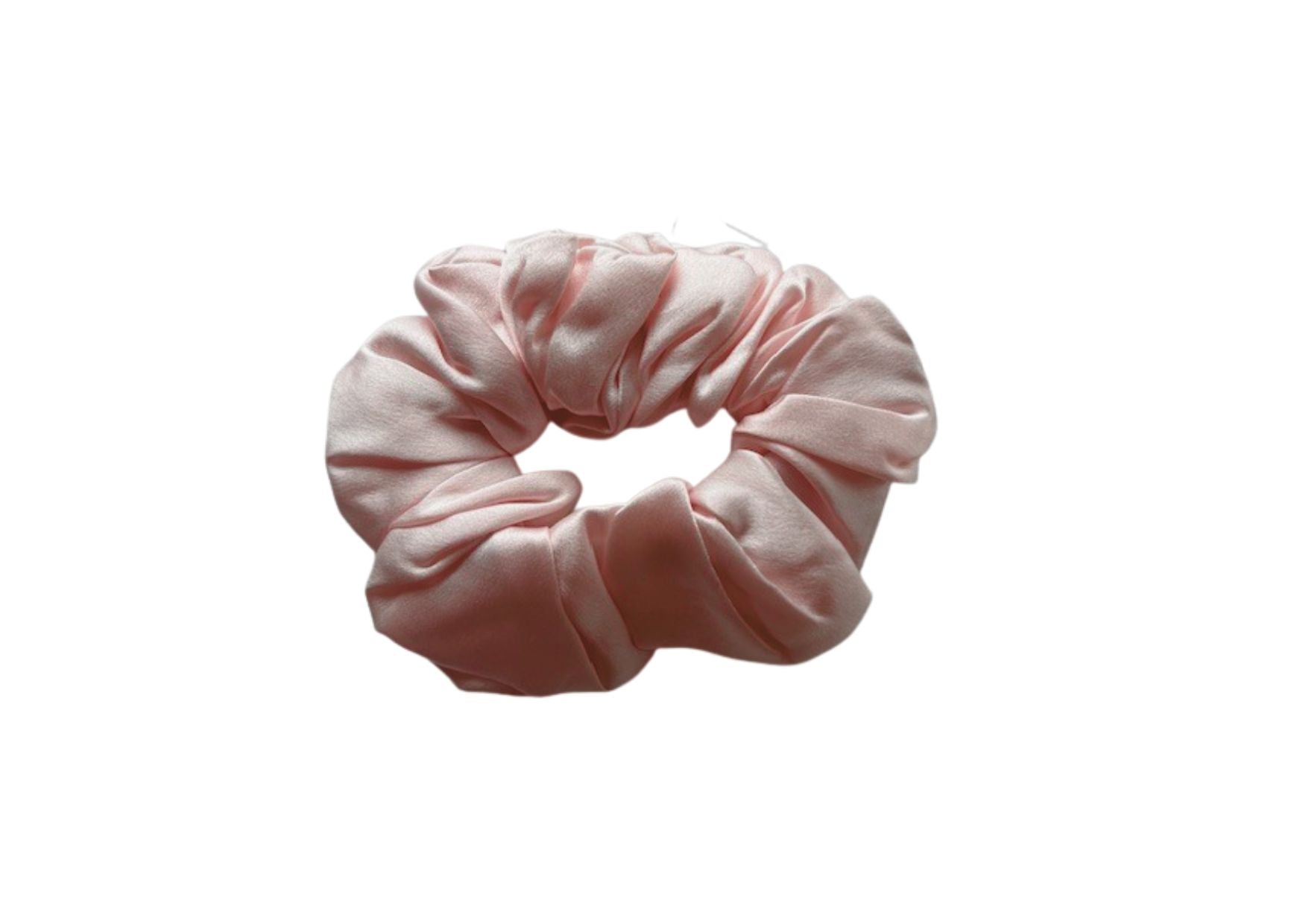Silk Hair Scrunchie Pink
