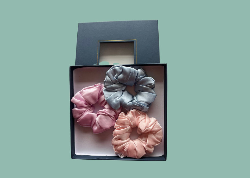 Silk Hair Scrunchie Lilac