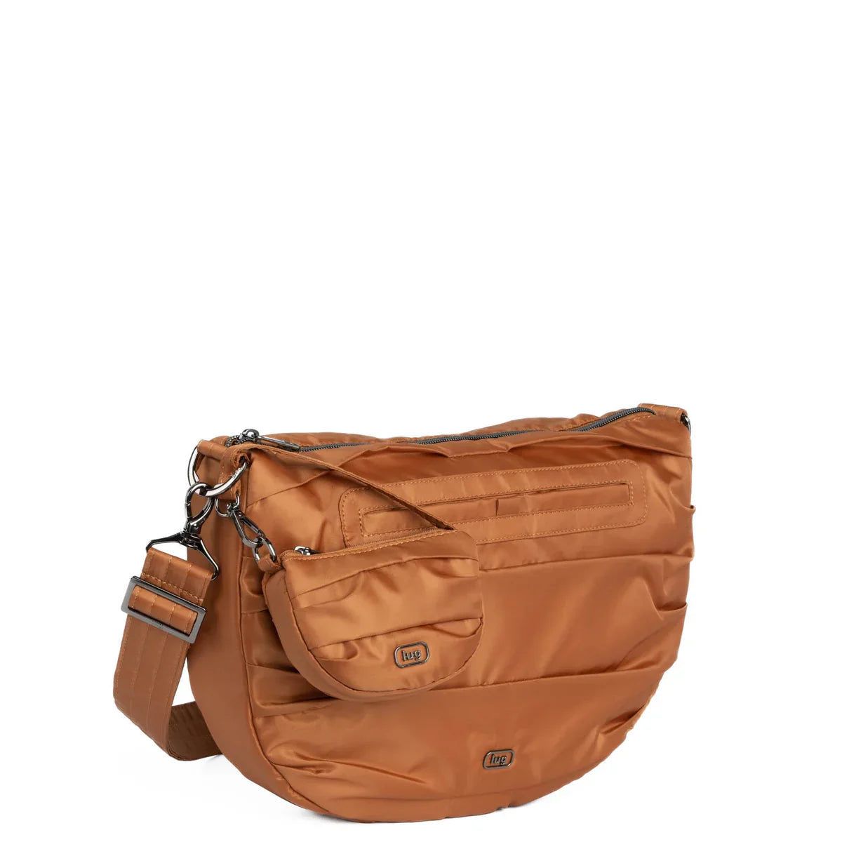 LUG - Sac bandoulière plissé Scuffle avec pochette Disco