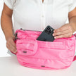 LUG - Sac bandoulière plissé Scuffle avec pochette Disco