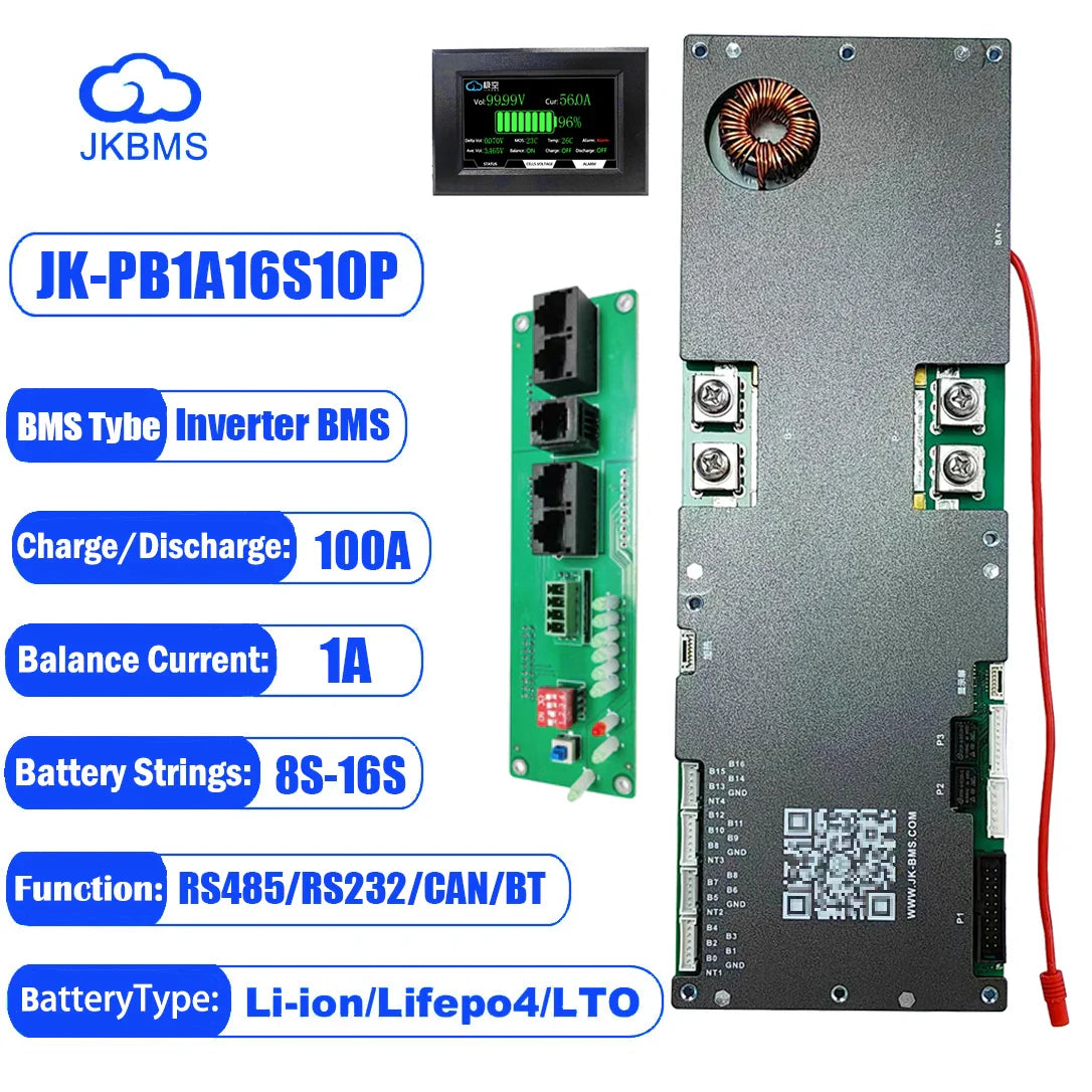 Battery Balancer lifepo4 Active Balance - RS485 RS232 CAN BT