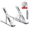 Aluminum Alloy Laptop Stand — Adjustable, Foldable & Non-Slip Cooling Holder