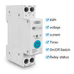 1P+N WIFI Smart Switch Energy Monitoring Circuit Breaker Timer Relay MCB TUYA Smartlife