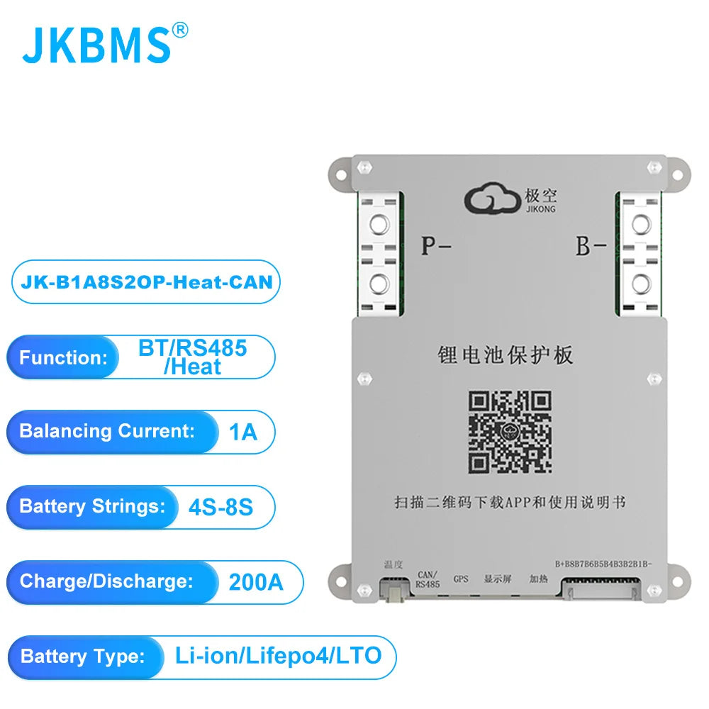 Active Balancer BMS  Lifepo4 Li-Ion Lto Battery
