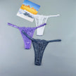 3PCS Lace Thong Set – Sheer, Strappy & Seductive
