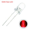 100PCS/lot F5 5MM Round - LED Light Diode Kit
