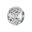 925 Sterling Silver Clear 5A Crystal Collection Family Heart X-Shape Charm Beads for Charm Bracelet & Necklace Pendant