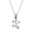 Classic 925 Sterling Silver Initial Necklace