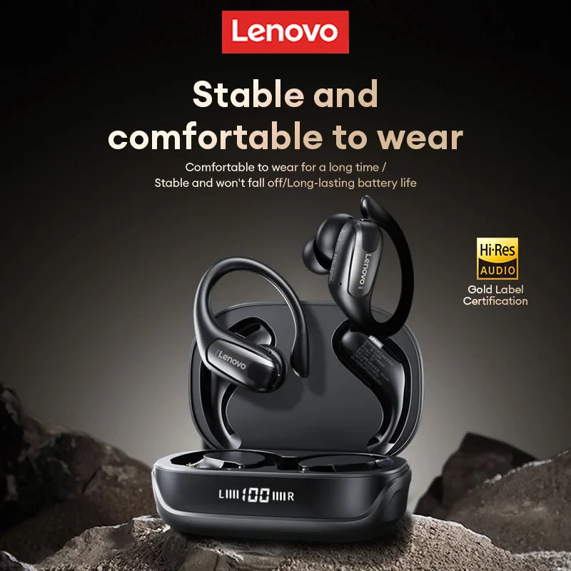 Lenovo EA305 OWS Wireless Bluetooth V5.4 Earphones Long Endurance Headphones Waterproof Sport Earphones LP75 Gaming Earbuds