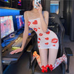 Sultry Flutter Tight Mini Dress