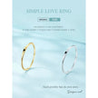 925 Sterling Silver Heart Wedding Band - Symbol Of Love, Stackable Promise Ring In 2 Colors (Size 5-10)