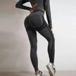 Seamless Yoga Pants Sports Gym Fitness Leggings Or Long Sleeve Tops Outfit