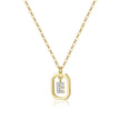 Personalized Initial Necklace in 925 Sterling Silver