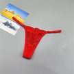 3PCS Lace Thong Set – Sheer, Strappy & Seductive