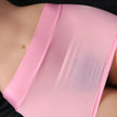 Sheer Silk Tube Mini Skirt