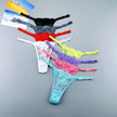 3PCS Lace Thong Set – Sheer, Strappy & Seductive