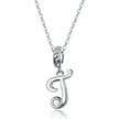 Classic 925 Sterling Silver Initial Necklace