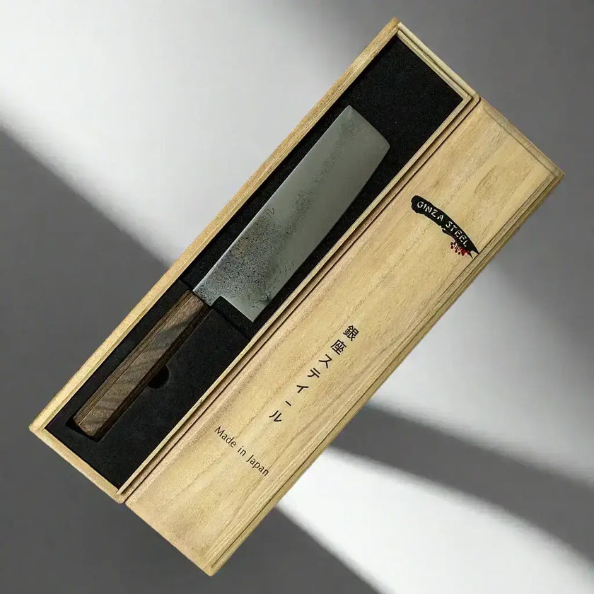Seiryū (青龍) Series - Nakiri Knife 170mm VG10 Damascus steel