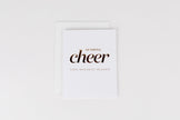Sending Cheer