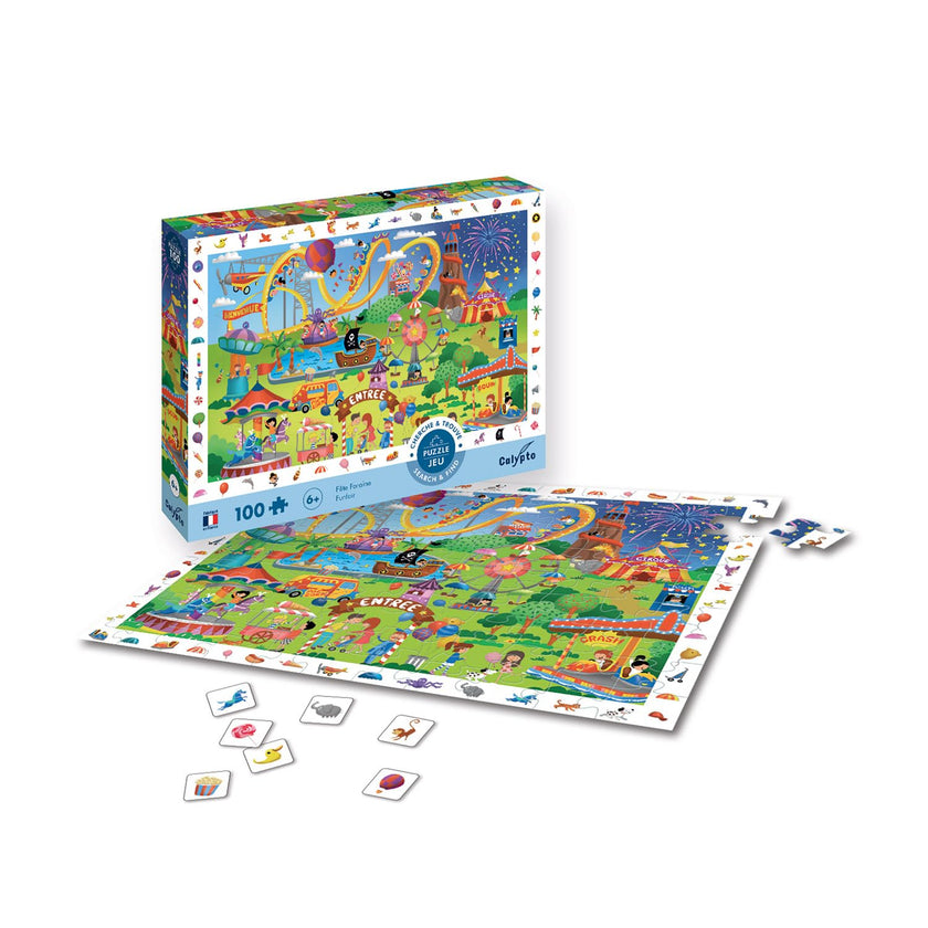 Sentosphere - Puzzles 100 pièces XXL 610X420mm 'Search & Found' Carnival