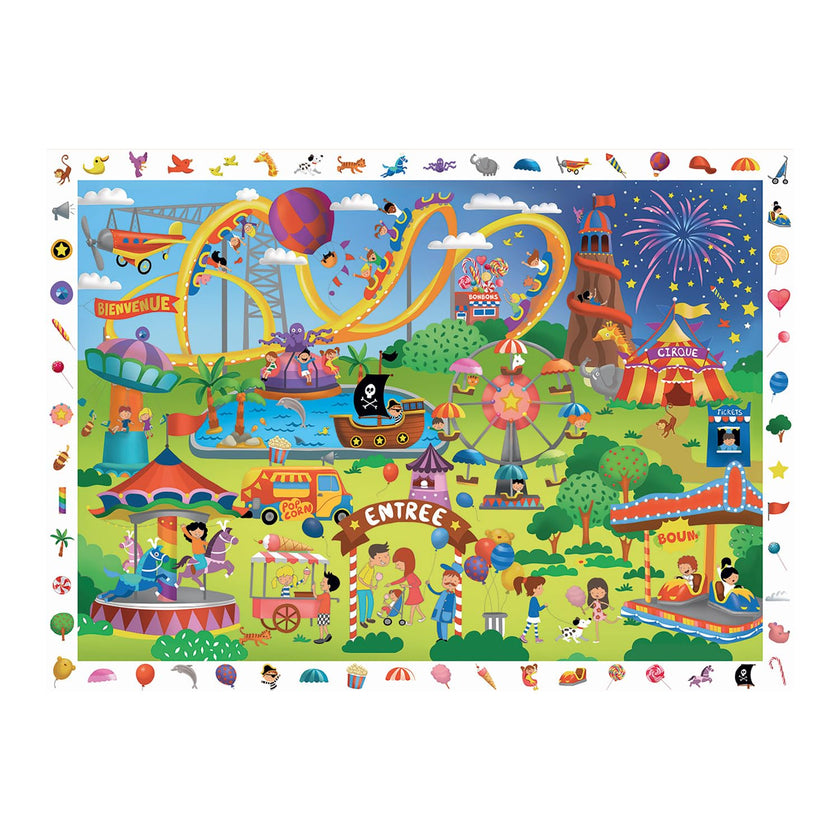 Sentosphere - Puzzles 100 pièces XXL 610X420mm 'Search & Found' Carnival