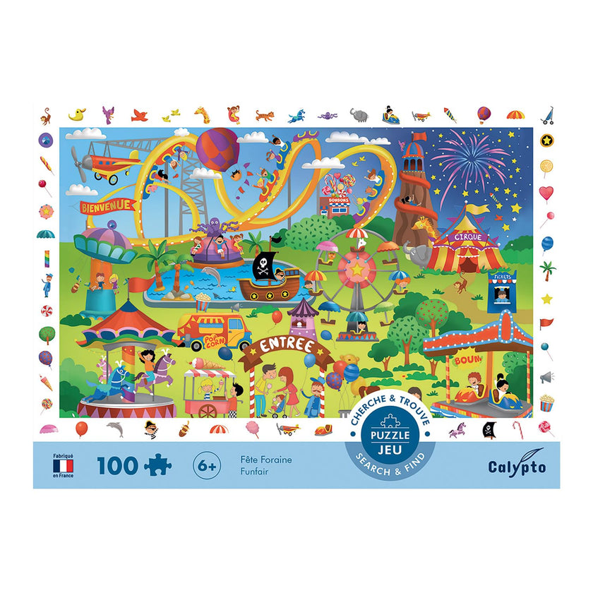 Sentosphere - Puzzles 100 pièces XXL 610X420mm 'Search & Found' Carnival