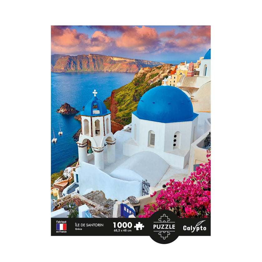 Sentosphere - Puzzles 1000 pieces 685X480mm LANDSCAPE - Santorini Islands